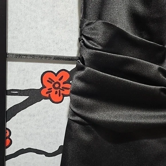 David's Bridal Black‎ Sleeveless Elegant Black Dress Size 6 - Picture 5 of 8